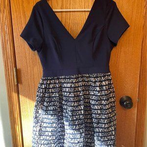 Navy lace dress - SZ L